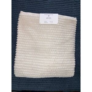 Parachute Brand Terry Dot Bath Towel in Parchment - 100% Cotton